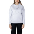 Armani Exchange White Cotton Hoodie