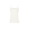 Morgan De Toi Cream Cotton Tank Tops