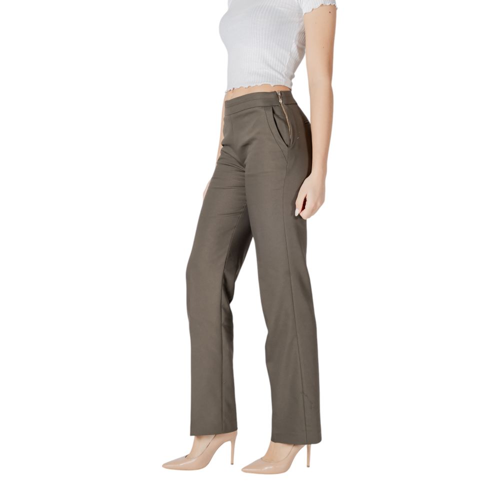 Morgan De Toi Bicolor Cotton Casual Pants