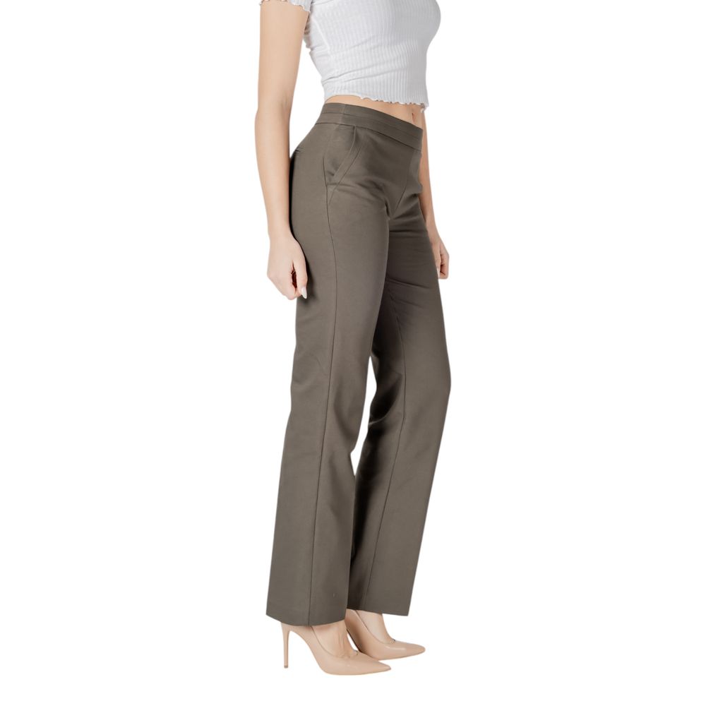 Morgan De Toi Bicolor Cotton Casual Pants