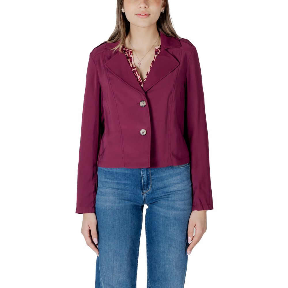 Street One Purple Viscose Coat