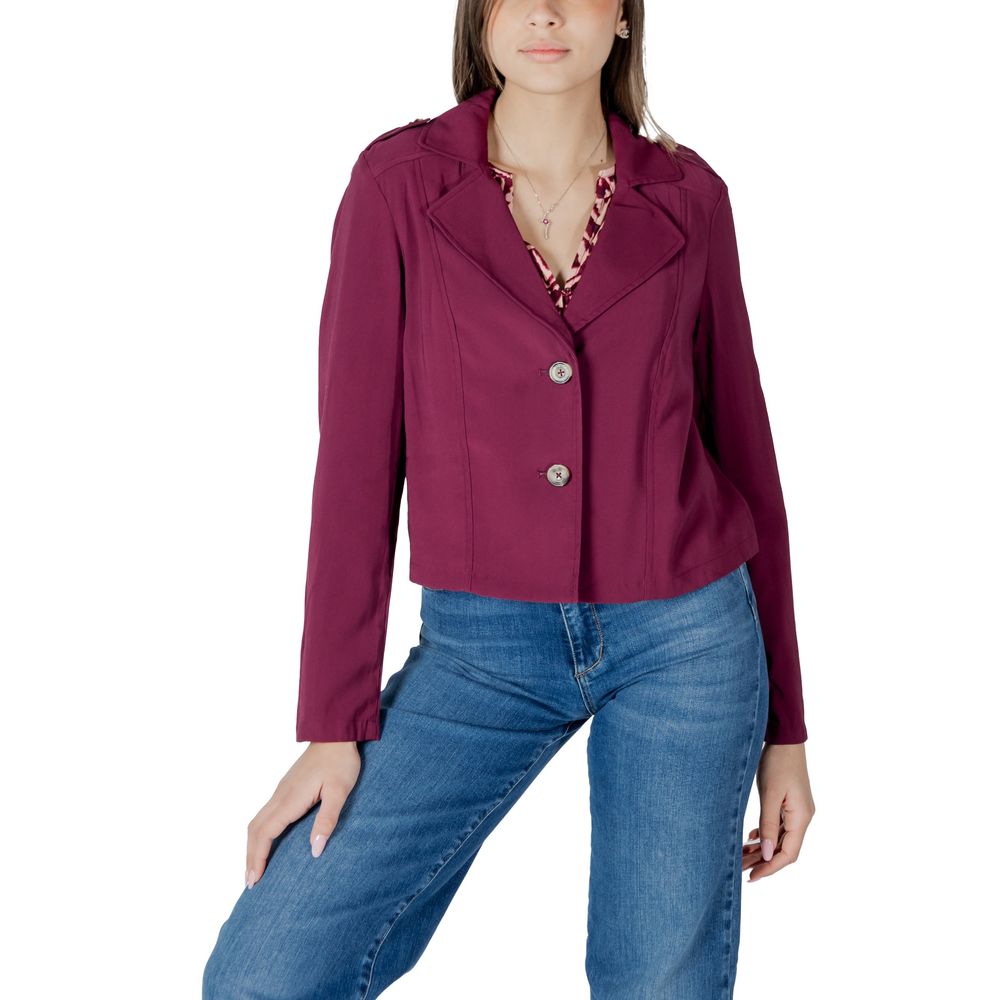 Street One Purple Viscose Coat
