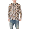Gianni Lupo White Cotton Pattern Shirt