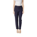 Street One Blue Viscose Casual Pants