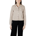 Street One Beige Cotton Denim Jacket
