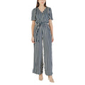 ICHI Blue Viscose Jumpsuit