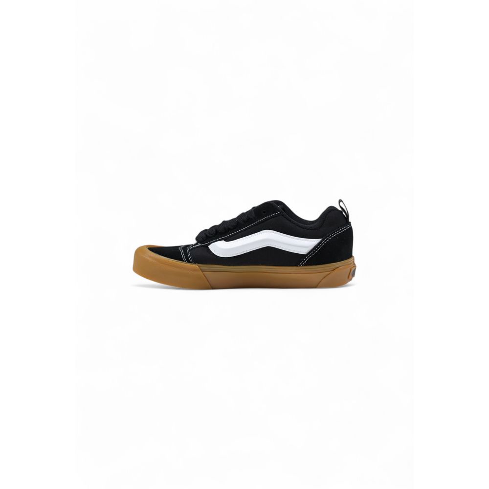 Vans Black Suede Leather Low Top Sneakers