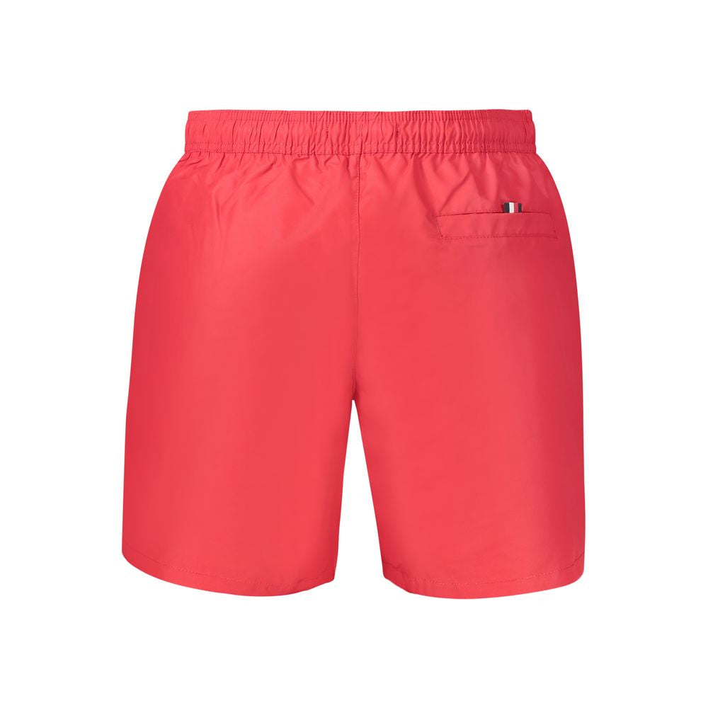 Tommy Hilfiger Red Polyester Men's Swim Boxer