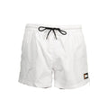 Karl Lagerfeld Bianco Polyester Men's Swim Boxer