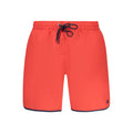 Norway 1963 Rosso Poliammide Men's Swim Boxer