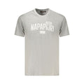 Napapijri Grigio Cotton Men T-Shirt