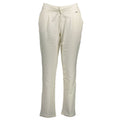 U.S. POLO ASSN. White Cotton Women's Trouser