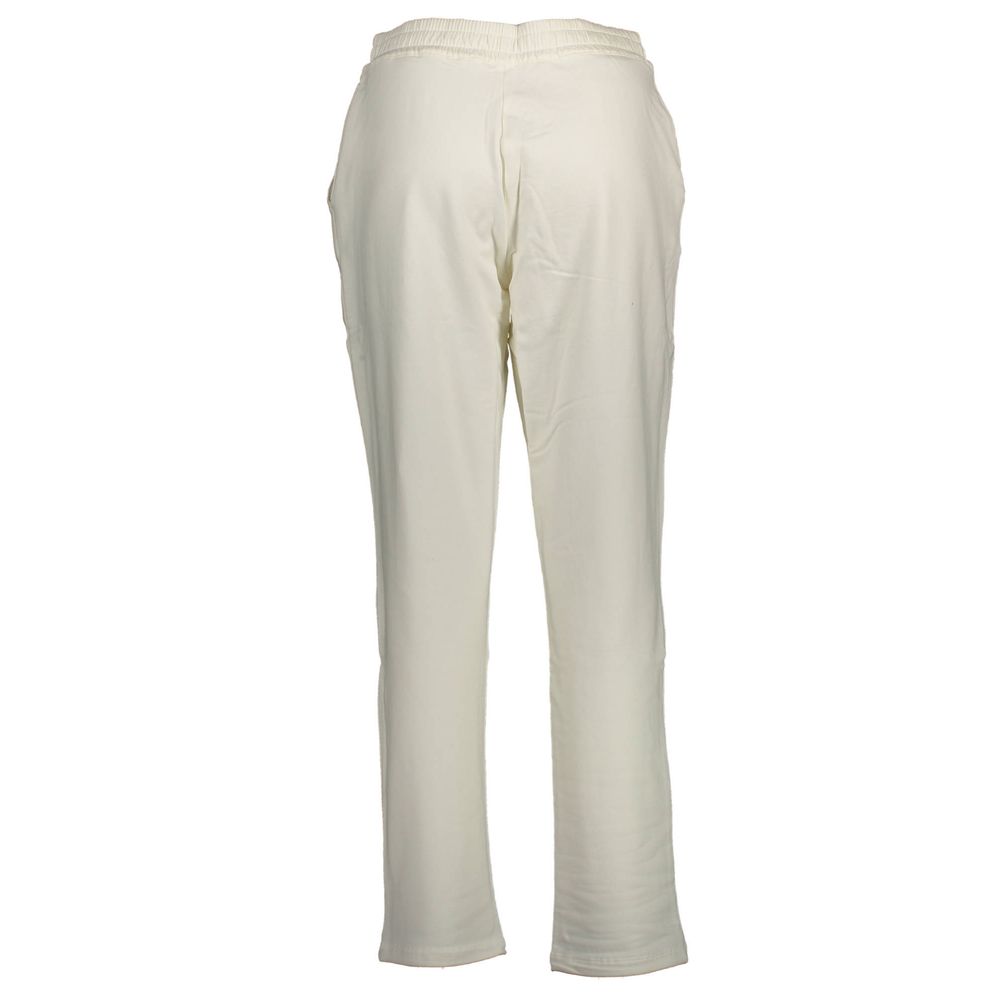 U.S. POLO ASSN. White Cotton Women's Trouser