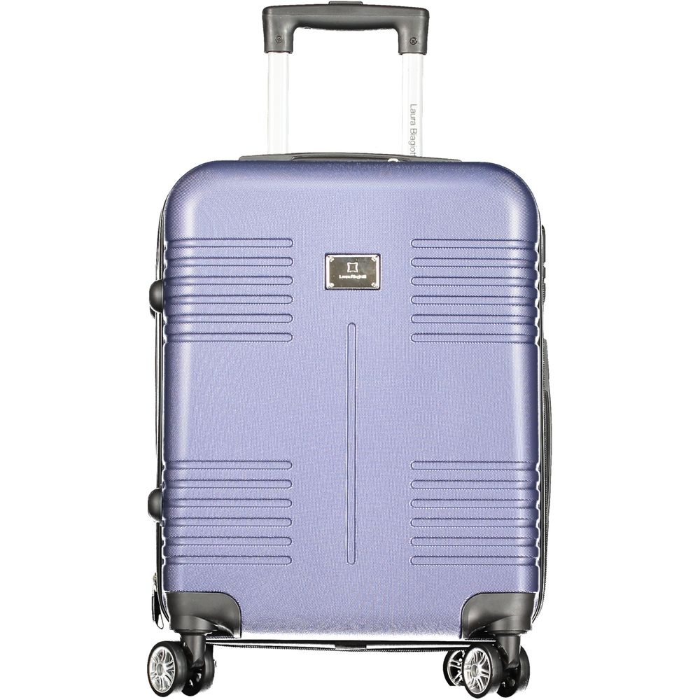 Laura Biagiotti Blue Polyurethane Women's Travel Bag