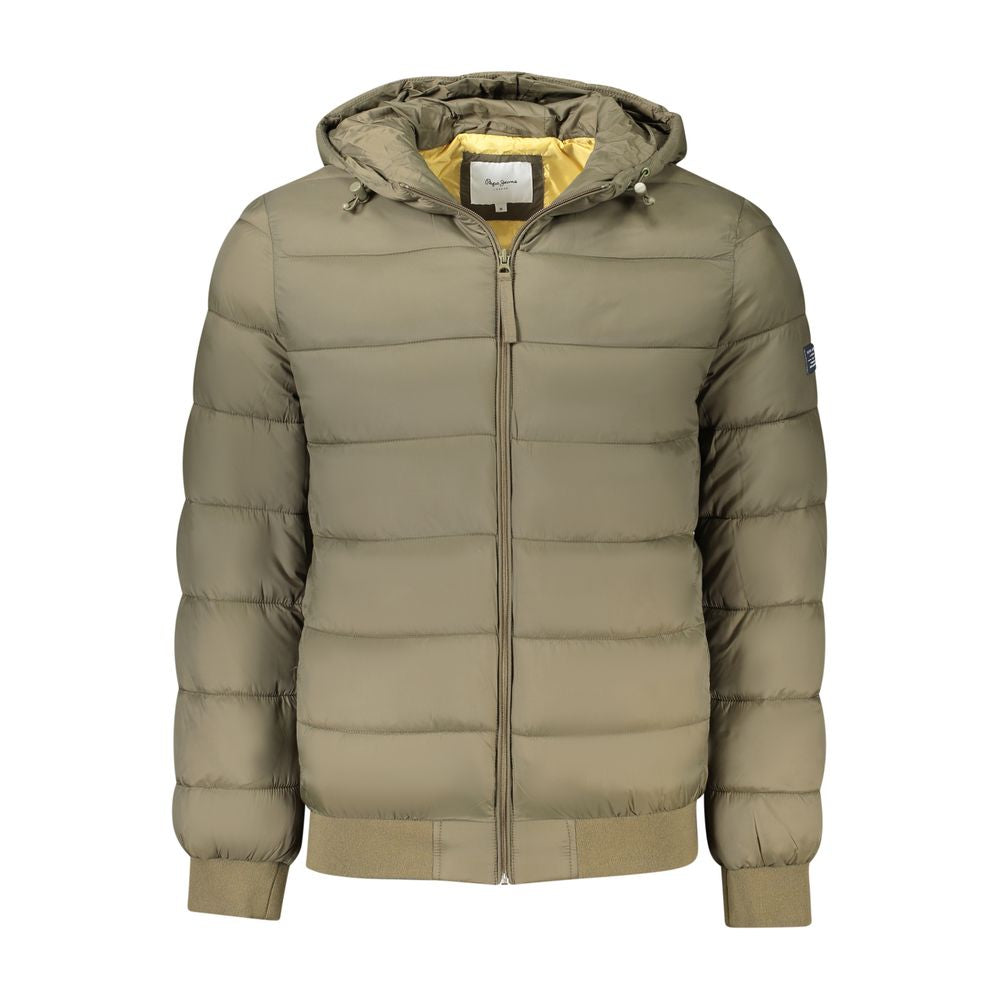 Pepe Jeans Marrone Polyamide Men's Jacket