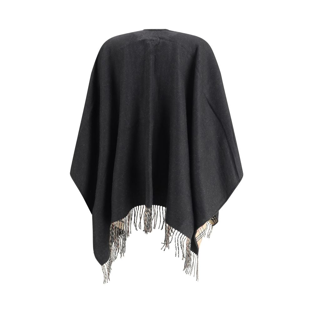 Burberry Black Wool Coat