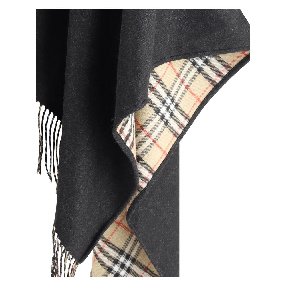 Burberry Black Wool Coat
