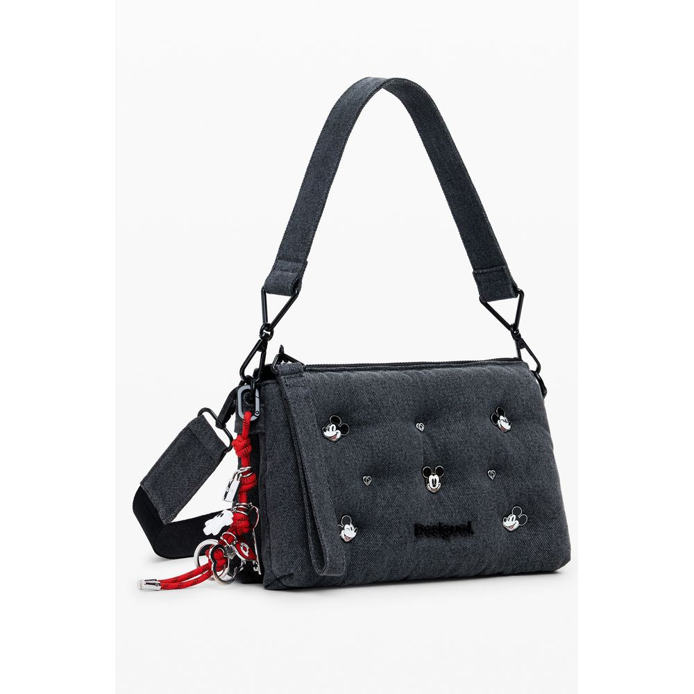 Desigual Grigio Polyester Women Handbag