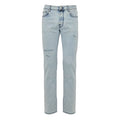 Jacob Cohen Blue Cotton Skinny Jeans