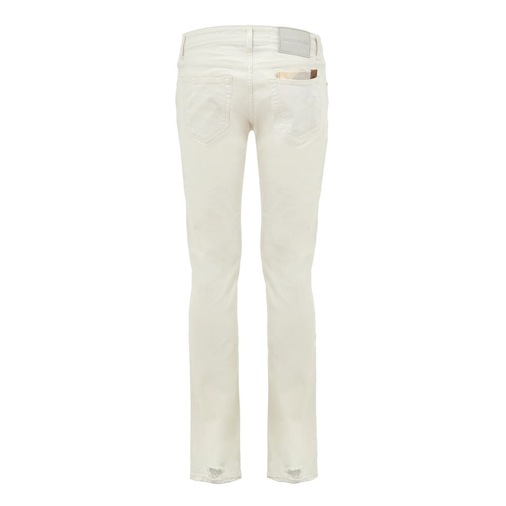 Jacob Cohen Blue Cotton Skinny Jeans