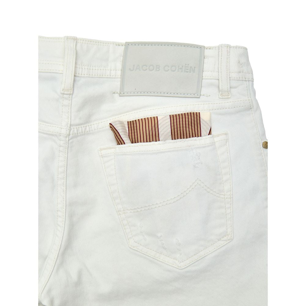 Jacob Cohen Blue Cotton Skinny Jeans