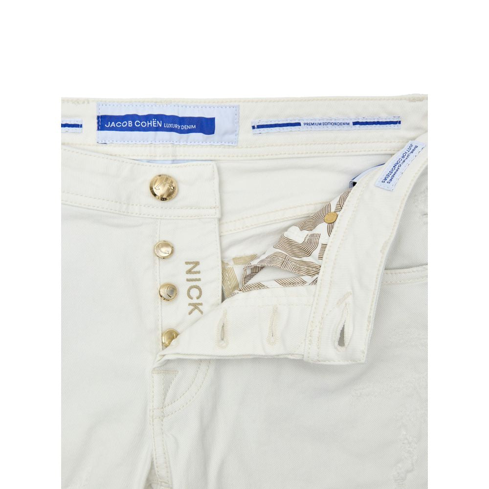 Jacob Cohen Blue Cotton Skinny Jeans