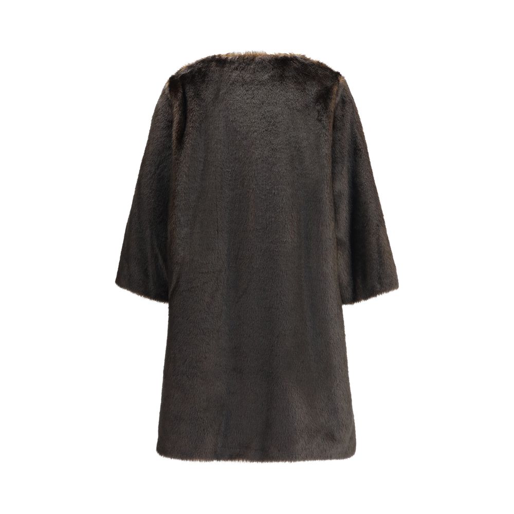 Loulou De Saison Brown Modacrylic Coat