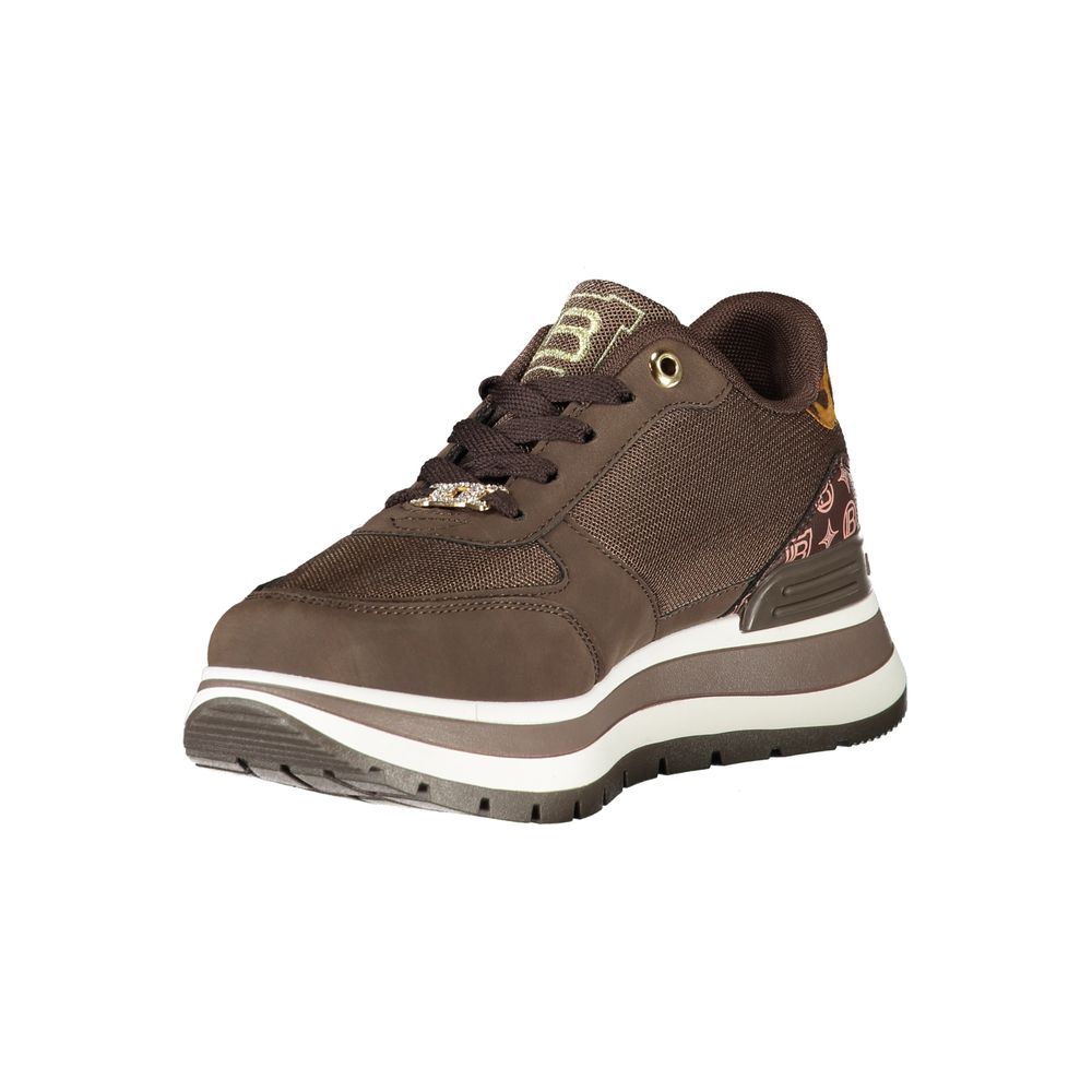 Laura Biagiotti Marrone Polyurethane Women Sneaker