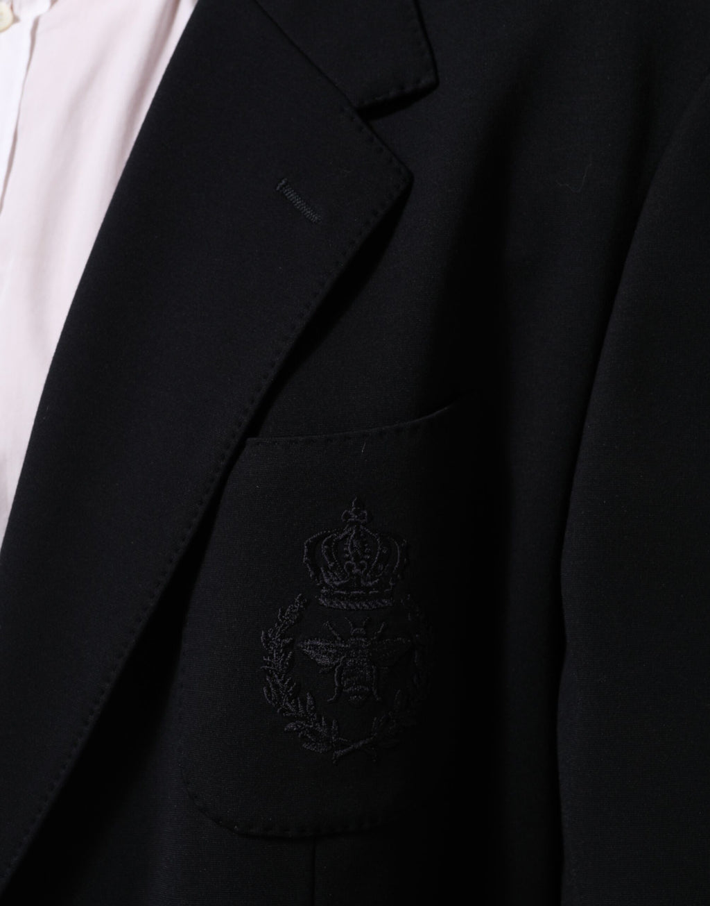 Dolce & Gabbana Dark Blue Viscose 2 Buttons Suit Jacket Blazer