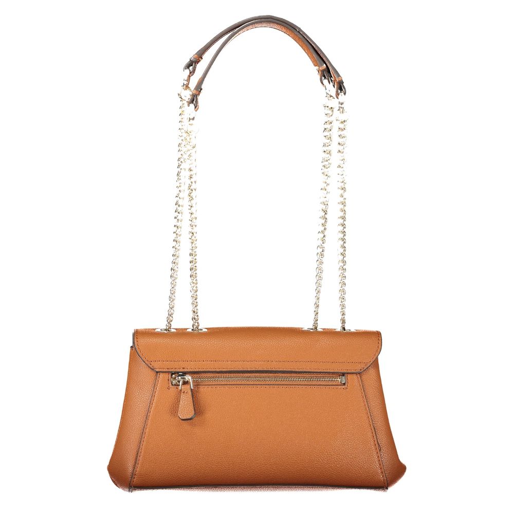 Guess Jeans Marrone Polyurethane Women Handbag