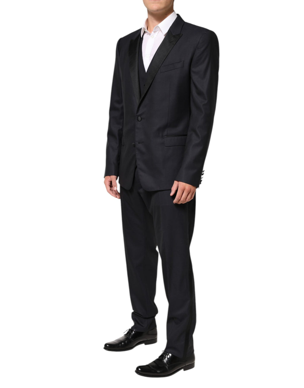 Dolce & Gabbana Dark Blue MARTINI 2 Buttons Suit 3 Piece Suit