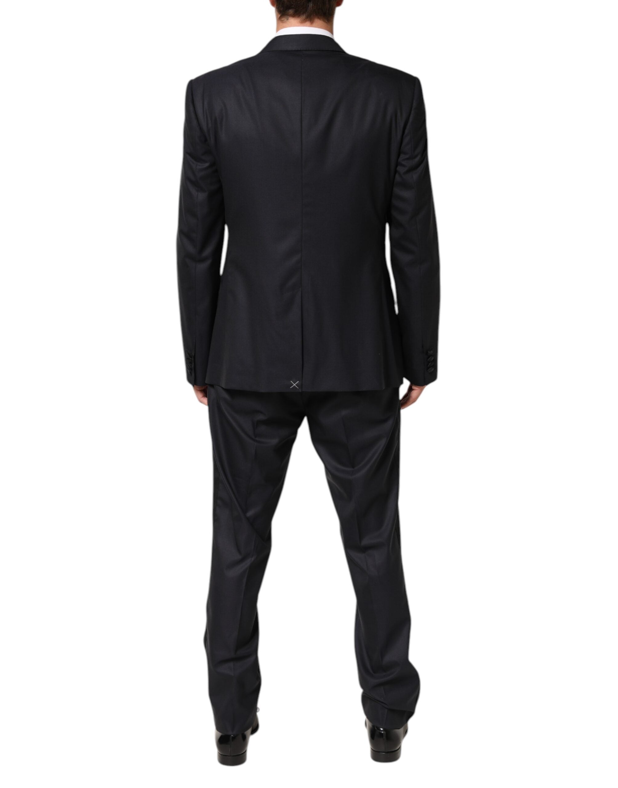Dolce & Gabbana Dark Blue MARTINI 2 Buttons Suit 3 Piece Suit