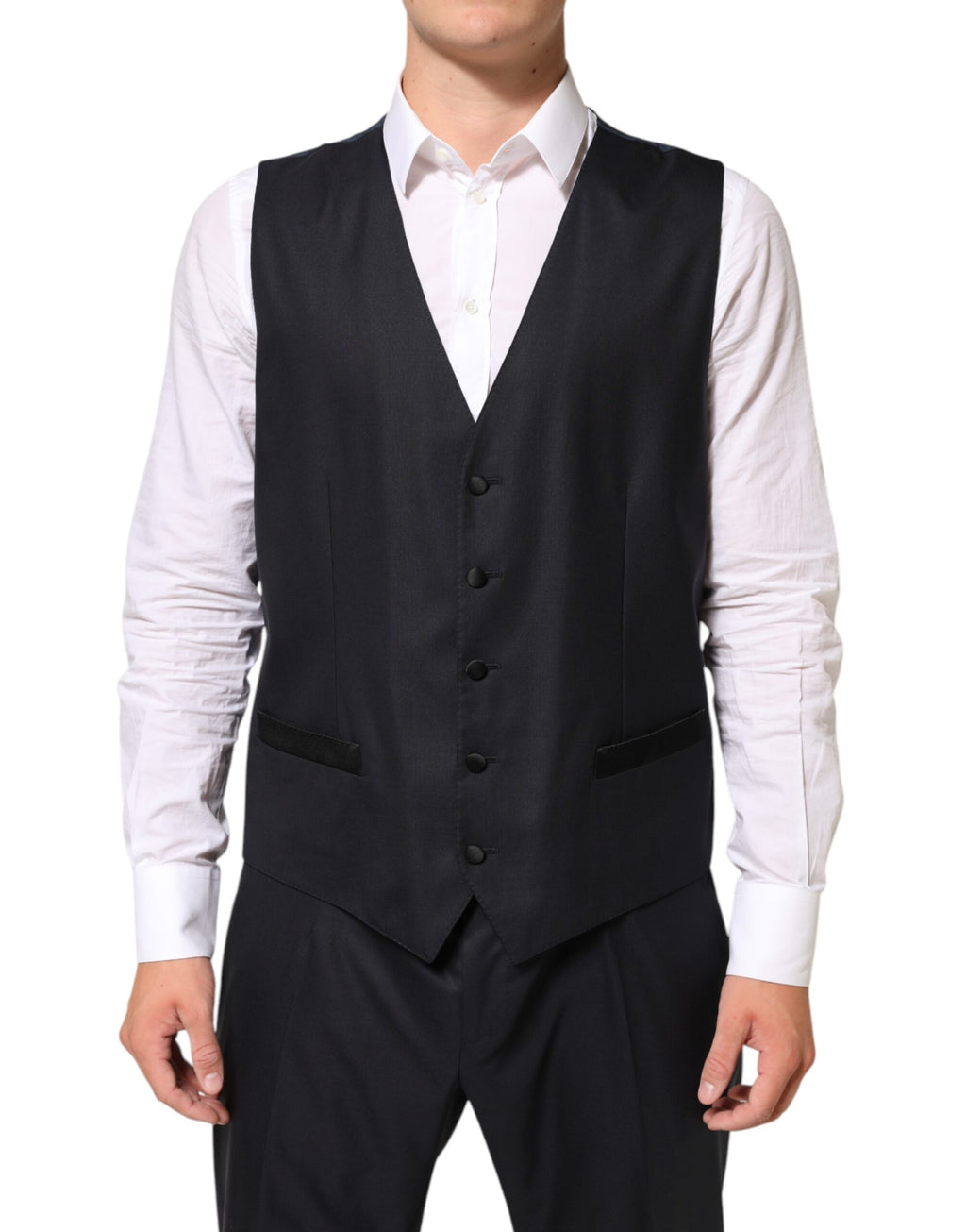 Dolce & Gabbana Dark Blue MARTINI 2 Buttons Suit 3 Piece Suit