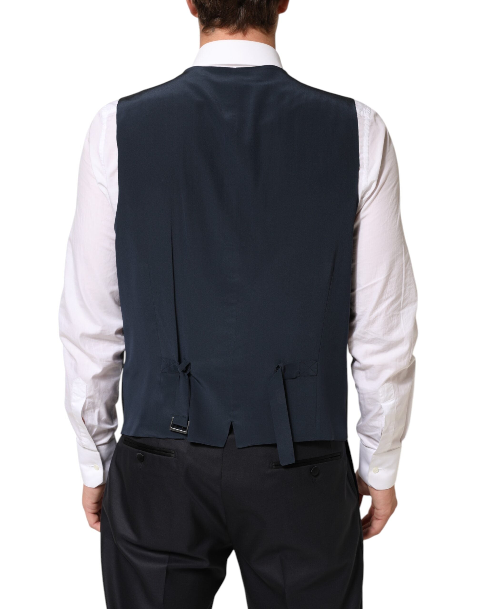 Dolce & Gabbana Dark Blue MARTINI 2 Buttons Suit 3 Piece Suit