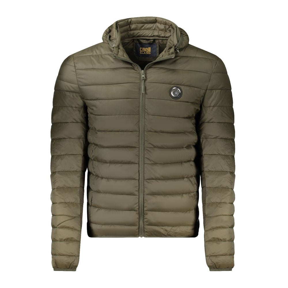 Cavalli Class Green  Polyester Light Jacket