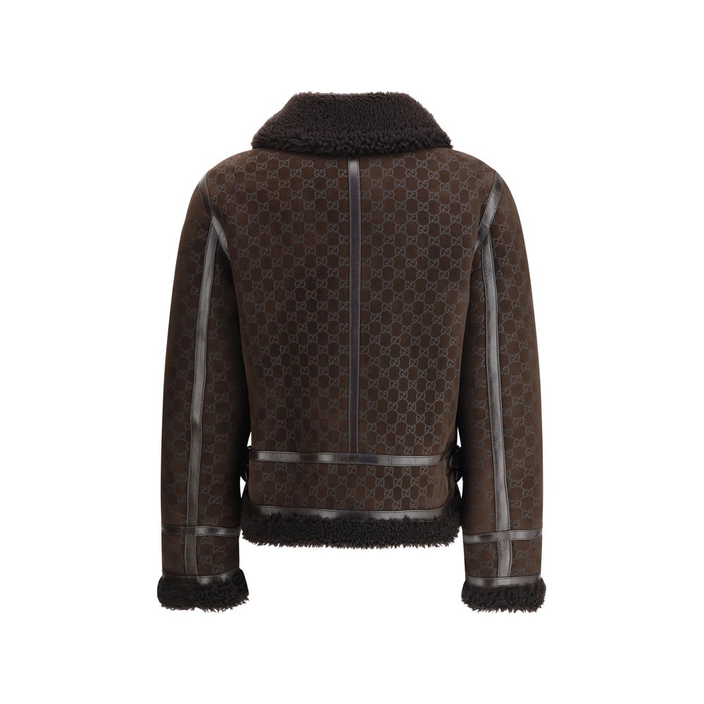 Gucci Brown Leather Jacket