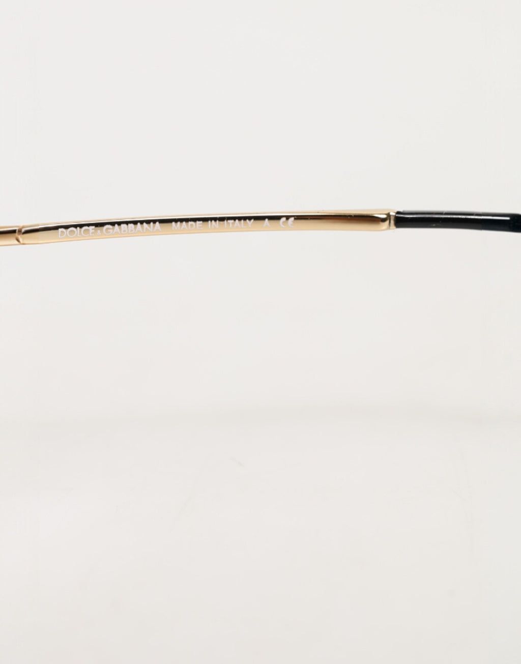 Dolce & Gabbana Black Acetate Cat Eye Frame Eyeglass Reading Glass