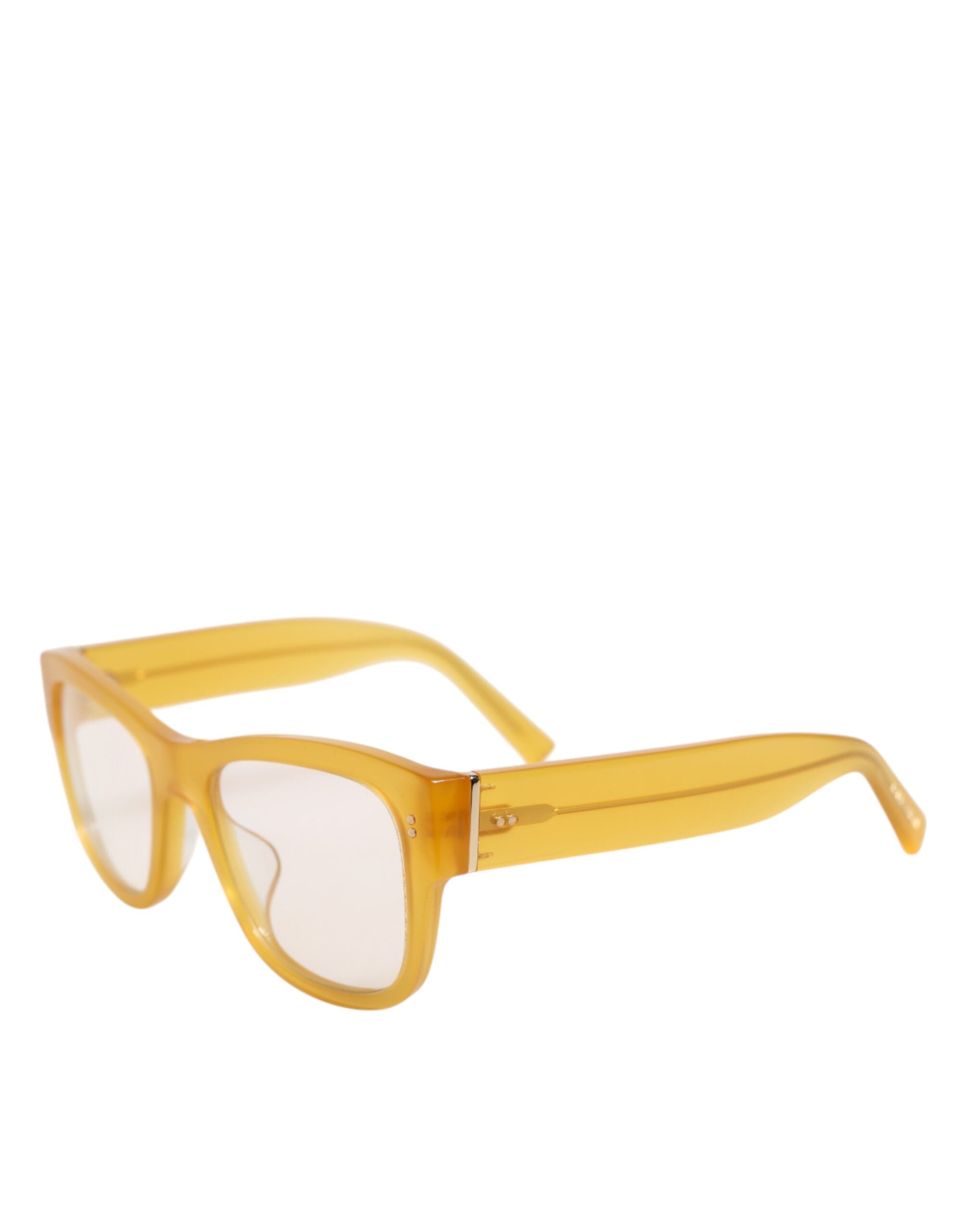 Dolce & Gabbana DG4338F Yellow Acetate Eccentric Sartorial Sunglasses