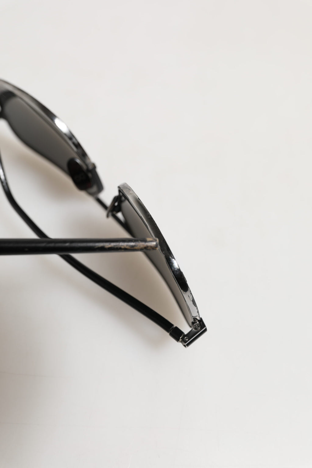 Dolce & Gabbana Black Metal Frame Square Lenses Shades Eyewear Sunglasses