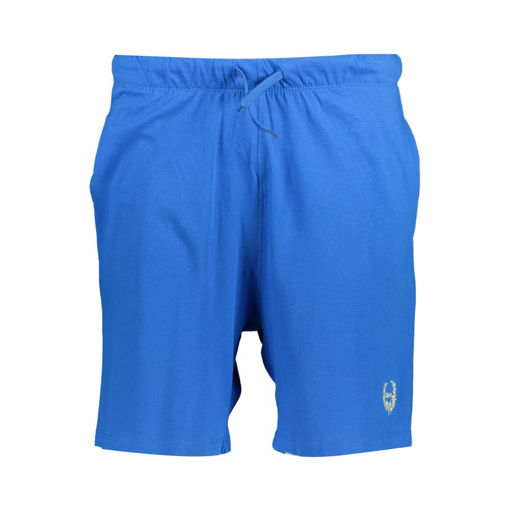 Gianmarco Venturi Blu Cotton Men's Sport Short