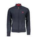 Gianmarco Venturi Blue Cotton Men's Cardigan