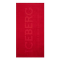Iceberg Red Cotton Men Beach Towel