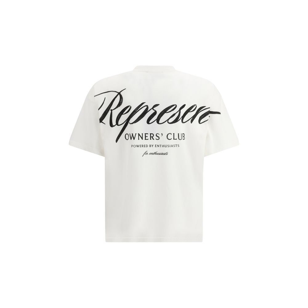 Represent White Cotton T-Shirt