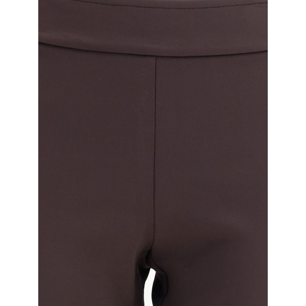 Avenue Montaigne Brown Polyamide Casual Pants