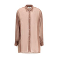 Darkpark Bordeaux Silk Blouse