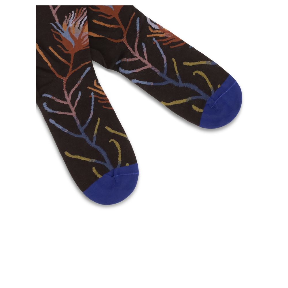 Bonne Maison Black Cotton Socks