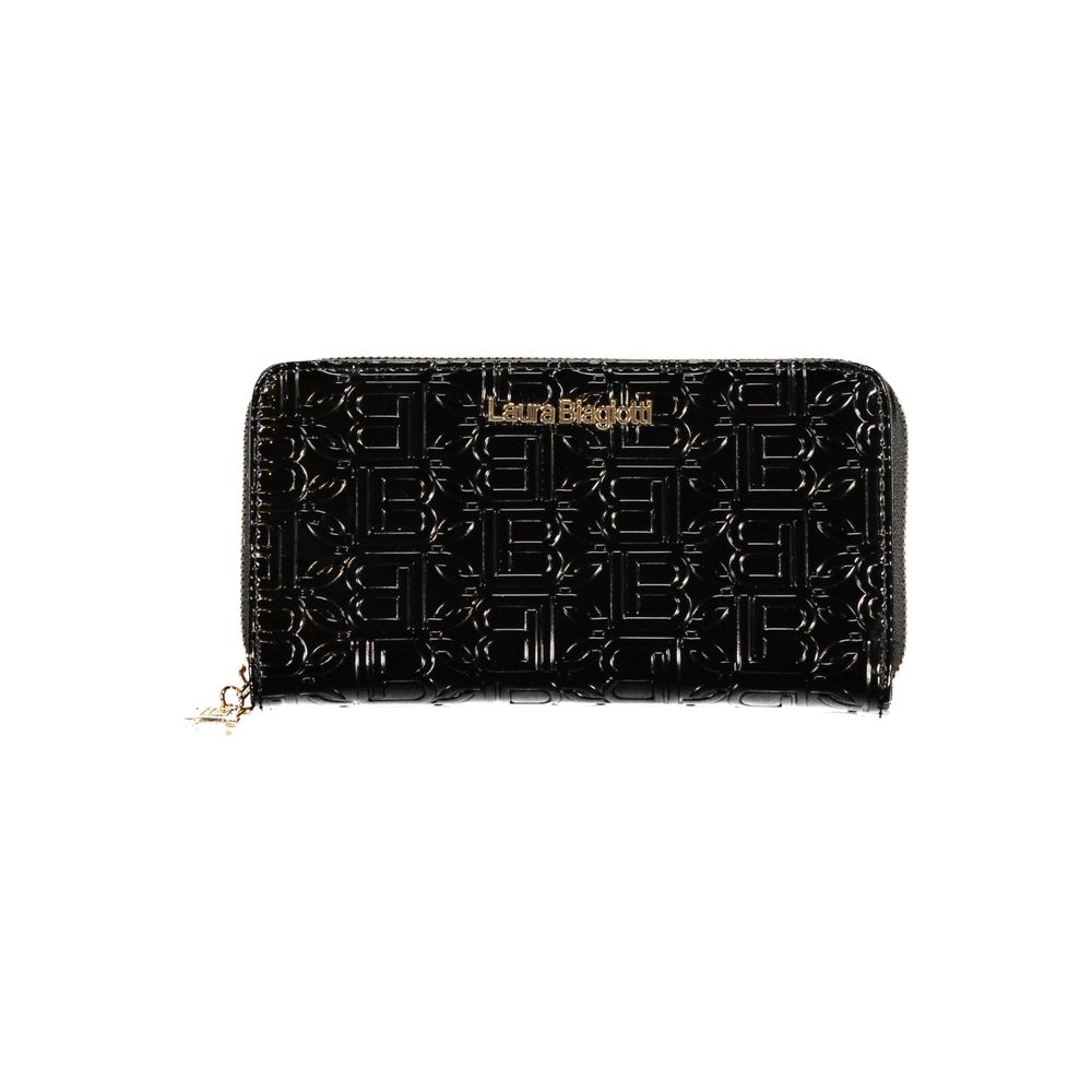 Laura Biagiotti Nero Poliuretano Women Wallet