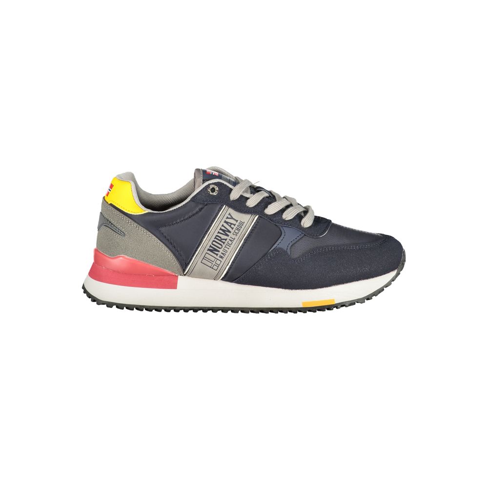 Norway 1963 Blue Polyurethane Men Sneaker