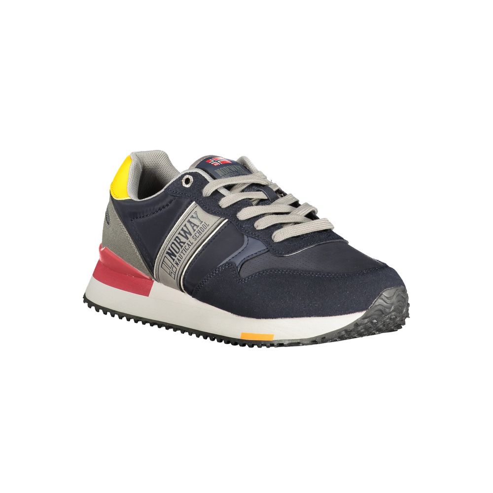 Norway 1963 Blue Polyurethane Men Sneaker