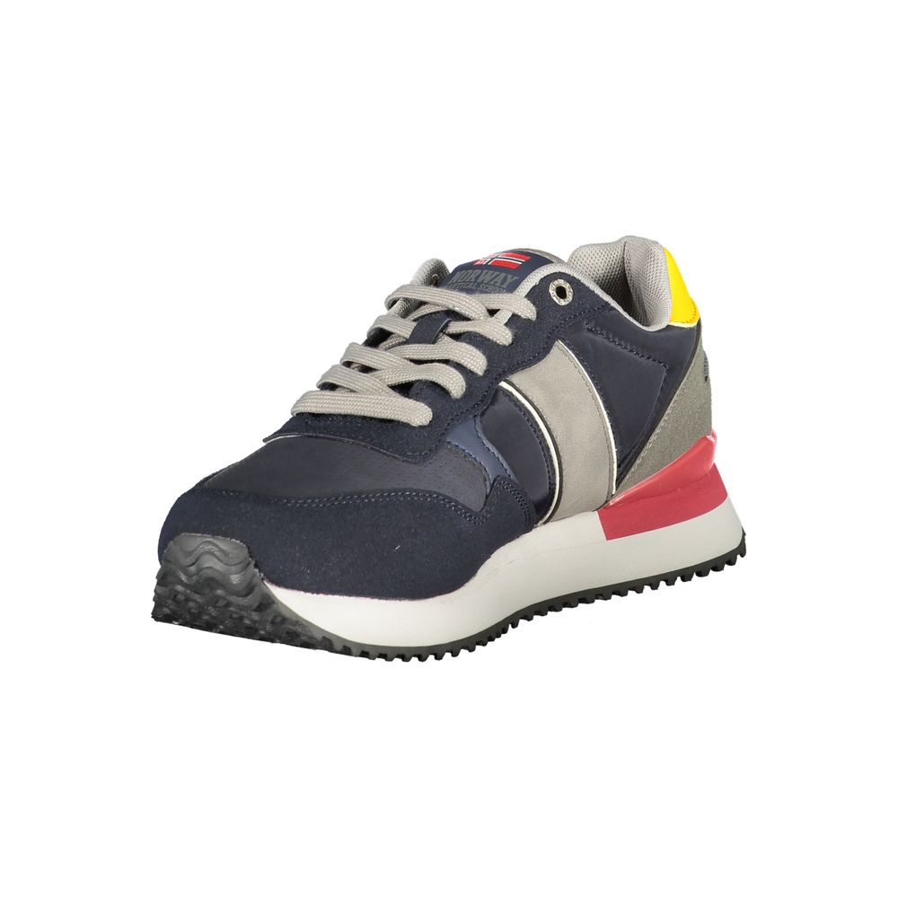 Norway 1963 Blue Polyurethane Men Sneaker